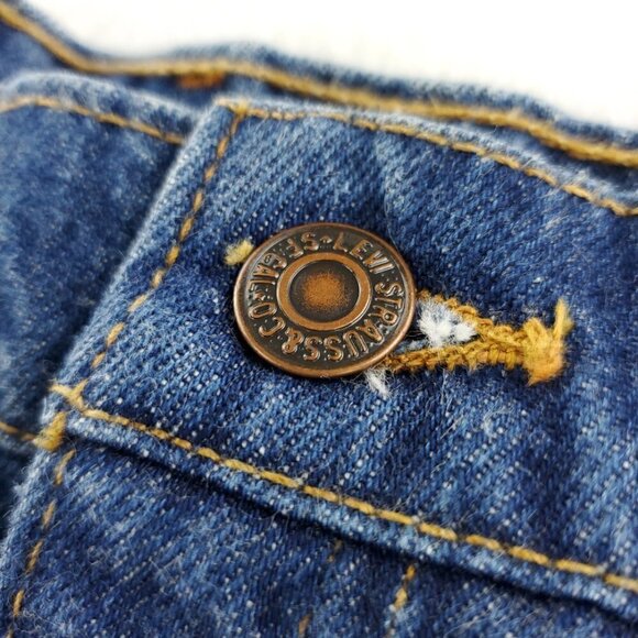 Levi's 517 Orange Tab Jeans VTG USA 40517-0215 Bootcut Men's "36x33" Real 34x34 - Picture 5 of 13